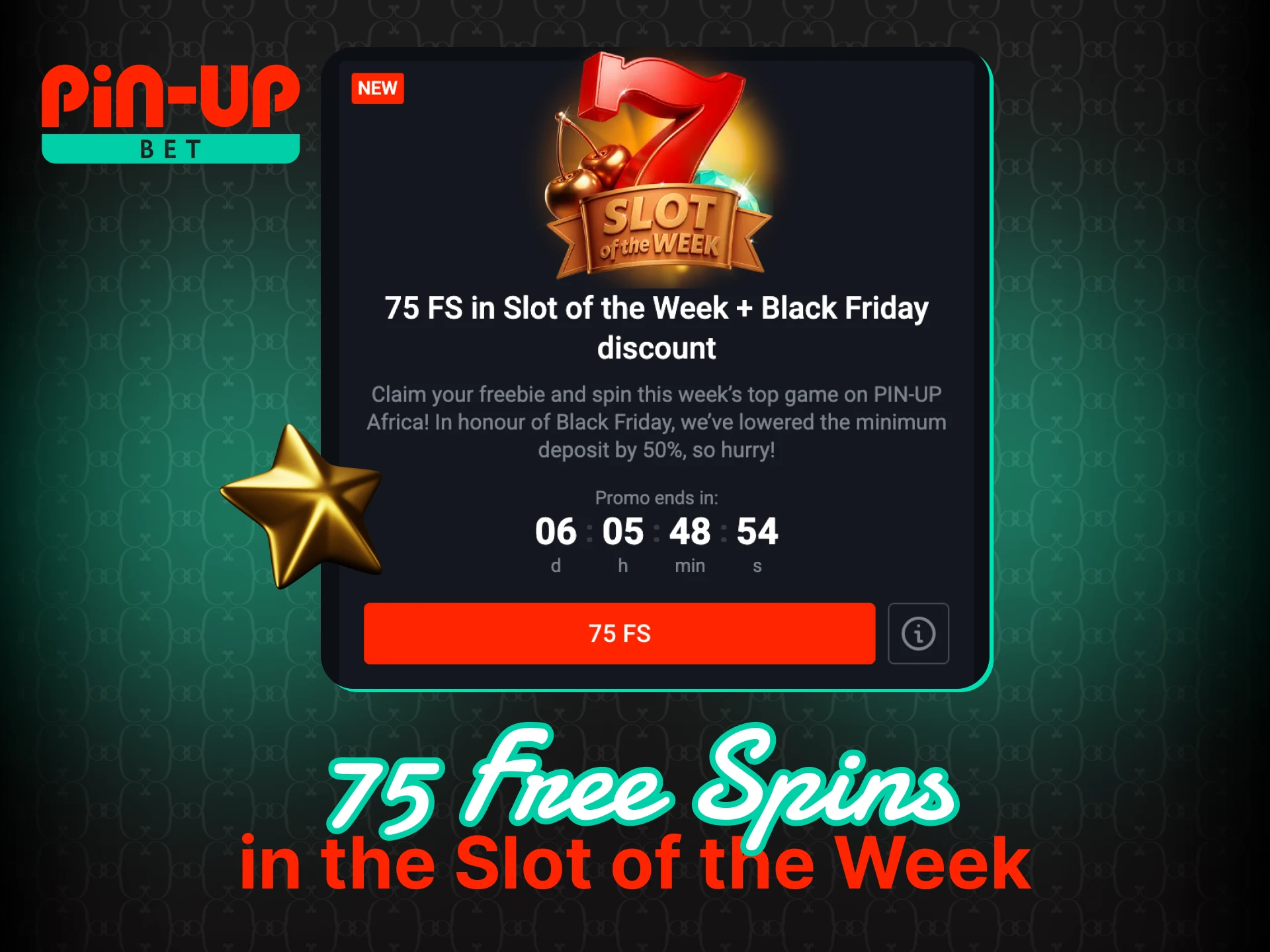 75 Free Spins in the Slot of the Week