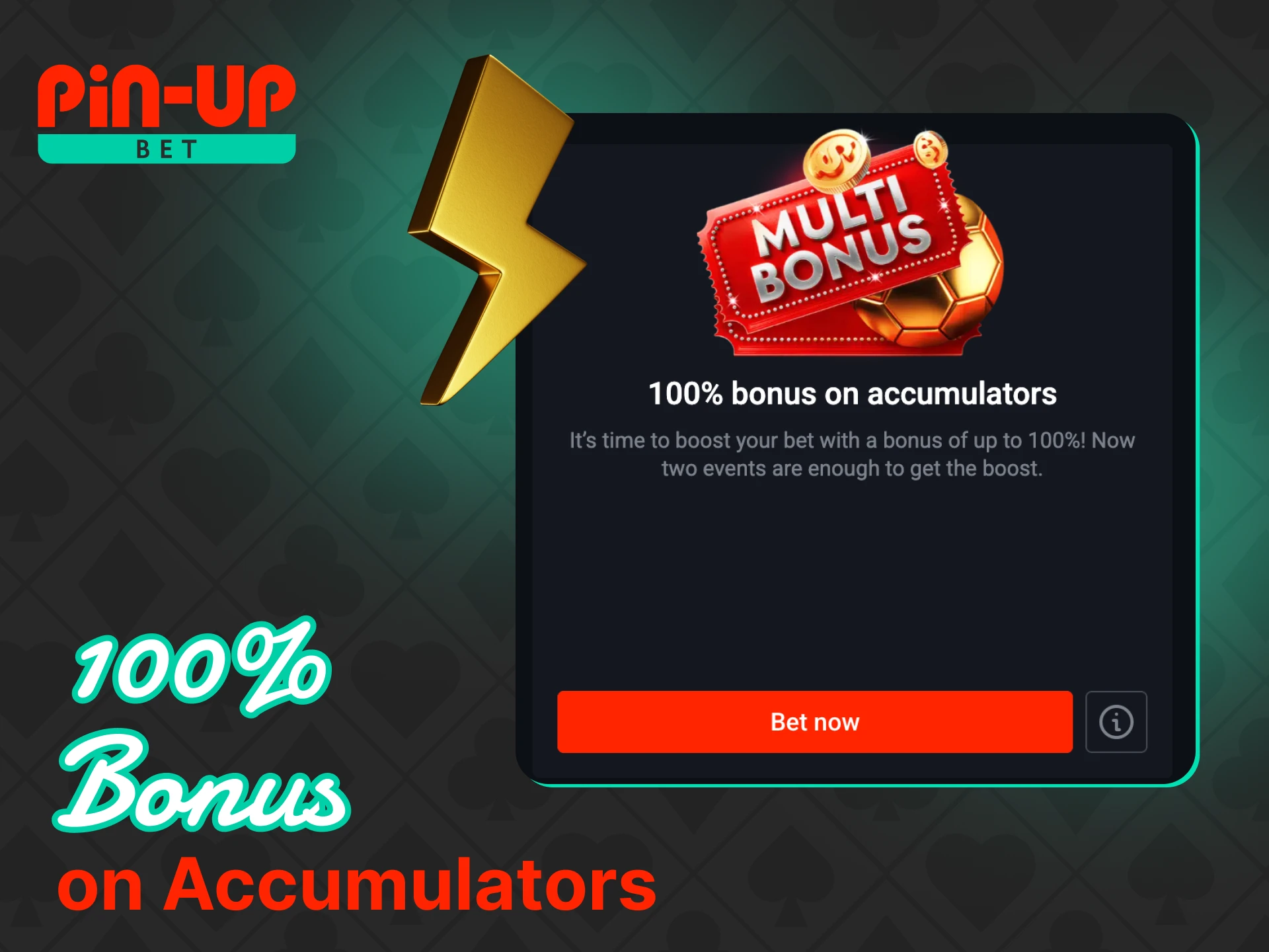 100% Bonus on Accumulators